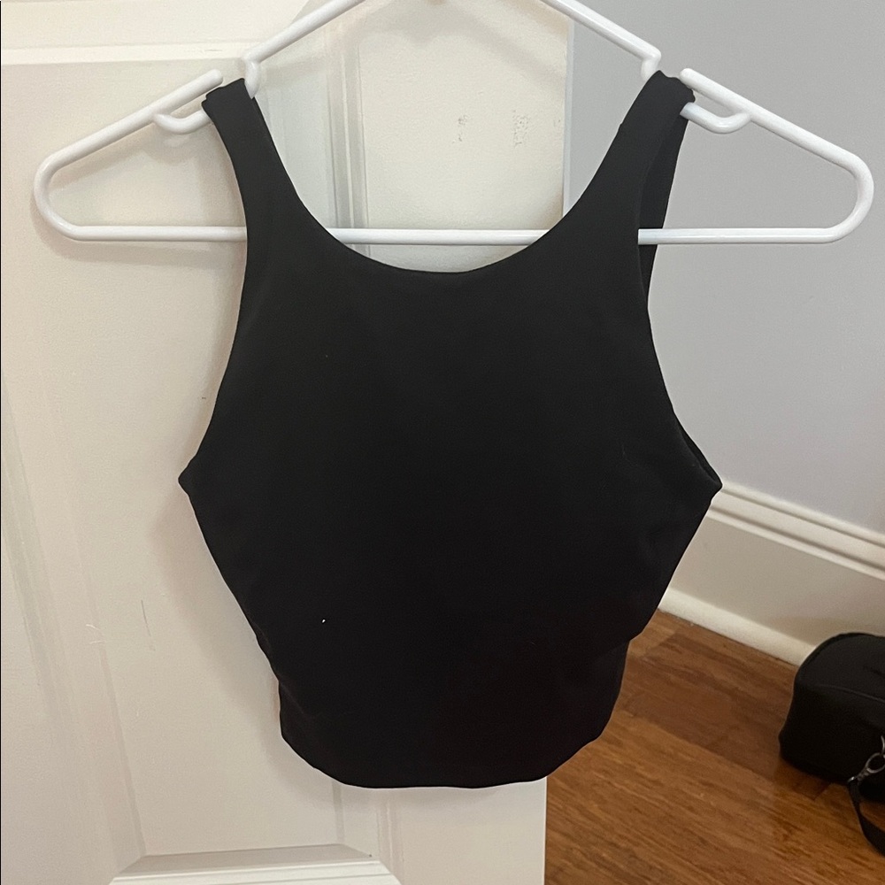 Black Sleeveless Women's Top